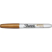 Marqueurs permanents métalliques Sharpie, pointe fine, or
