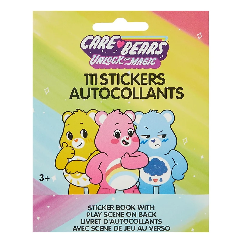 Care Bears Tuck Front Sticker Pack, 111 Count