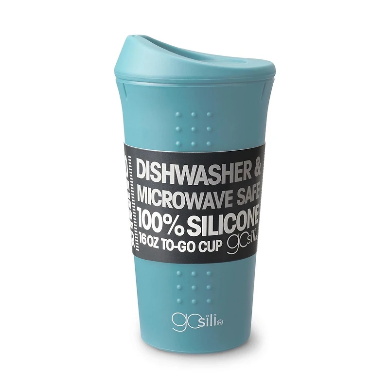 GoSili To-Go Cup, 16oz. Sky Blue