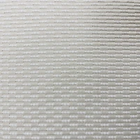 18x18 Strand White Textured Chenille Polyester Decorative Pillow