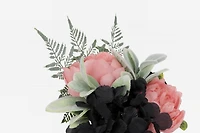 Halloween Pl Blk Skull Arrangemen