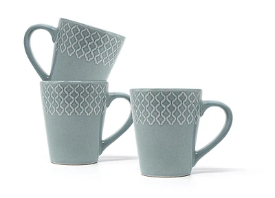 Hometrends Isabella Mugs -  3 Pack