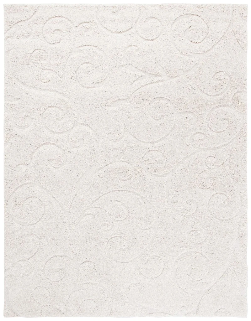 SAFAVIEH Florida Douglas Floral Vines Shag Area Rug