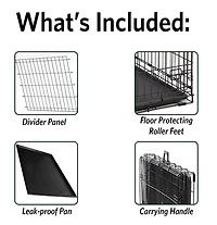 MidWest Ultima Pro Double-Door Folding Dog Crate