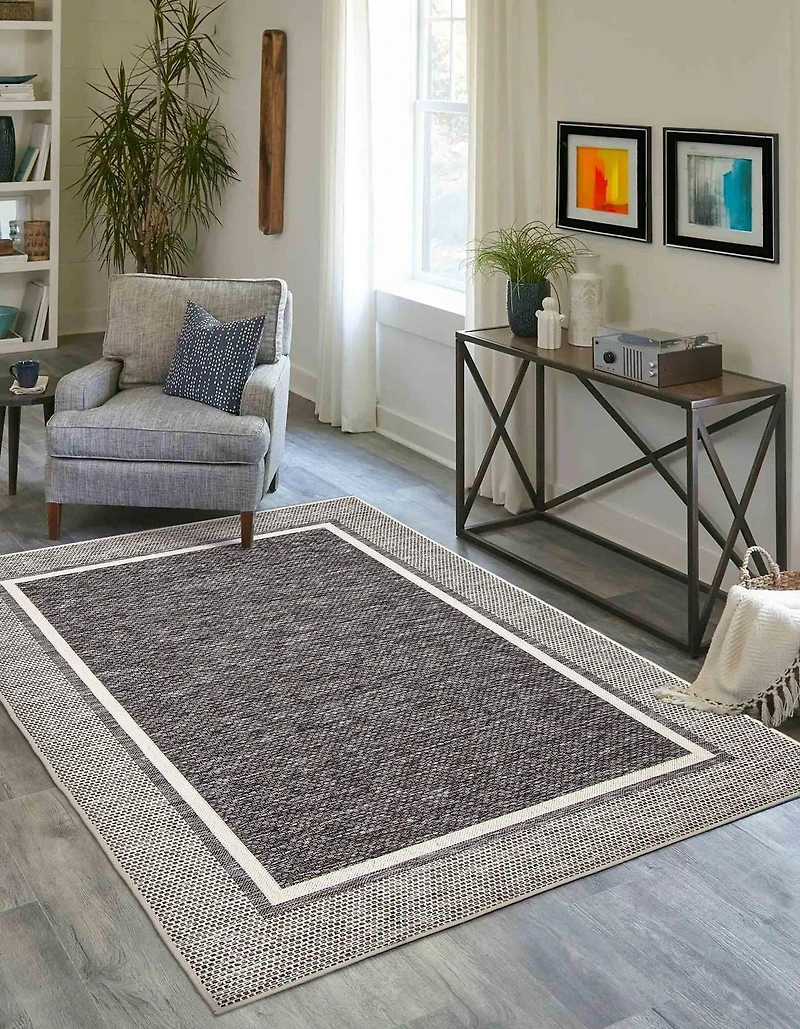 ECARPET Brooks 2'8" x 8'2" Nautical Coastal Area Rug for living room, bedroom, dining entrance