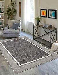 ECARPET Brooks 2'8" x 8'2" Nautical Coastal Area Rug for living room, bedroom, dining entrance