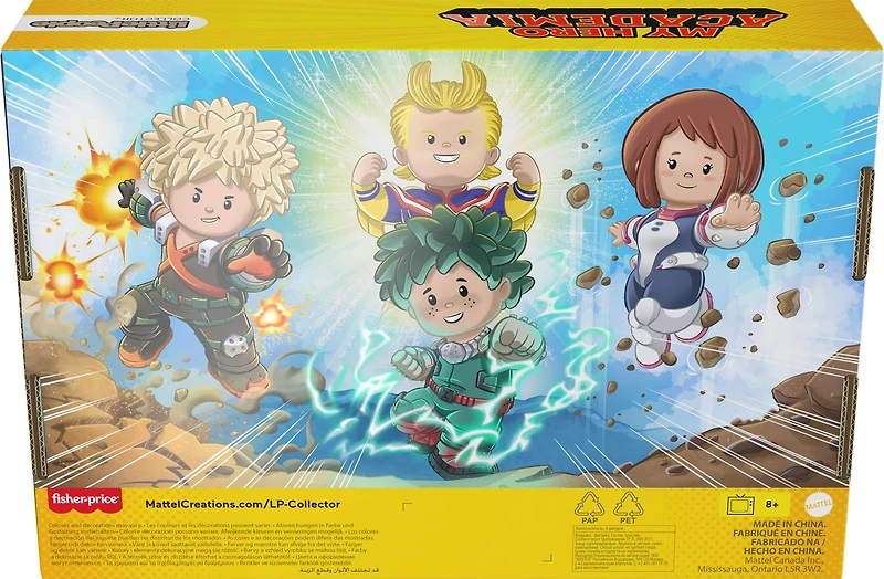 Little People Collector My Hero Academia Anime Series Special Edition Set, 4 Figures