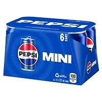 Pepsi Cola 6 x 222 ml, Mini Cans 6x222mL
