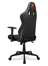 Cougar Armor Elite Gaming Chair - Premium PVC Leather with Reclining Backrest up to 160º 2D Adjustable Armrest and Adjustable Tilt Mechanism, Head & Lumbar Pillow