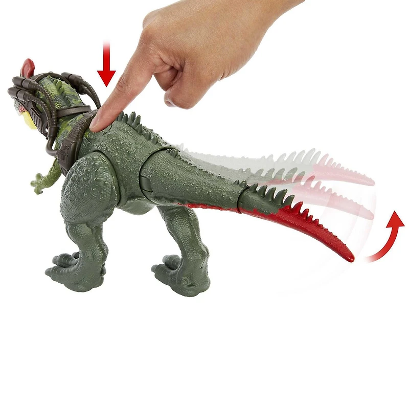 Jurassic World Sinotyrannus Méga Action Figurine, grand dinosaure