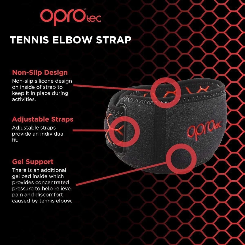 Sangle de coude de tennis OPROtec