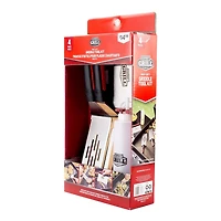 Expert Grill accessoires pour griller ensemble d’outils pour gril BBQ, 4 pièces Kit de gril en acier inoxydable