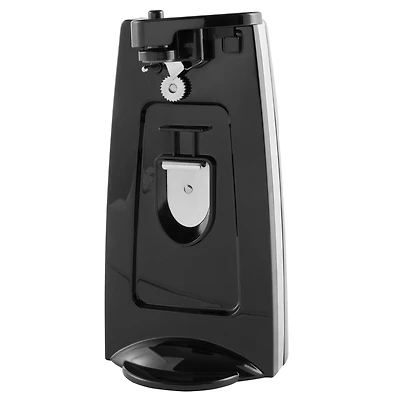 Mainstays Can Opener and Knife Sharpener, Bottle Opener with Removable Cutting Lever,with Stainless steel blade,Black, Mainstays Can Opener and Knife Sharpener, Bottle Opener with Removable Cutting Lever Black