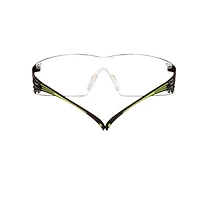 Lunettes de protection SF400M-WV-4-PS SecureFit(MC) 3M(MC) de Série 400, monture noire, accent vert, verres miroir antiégratignures,