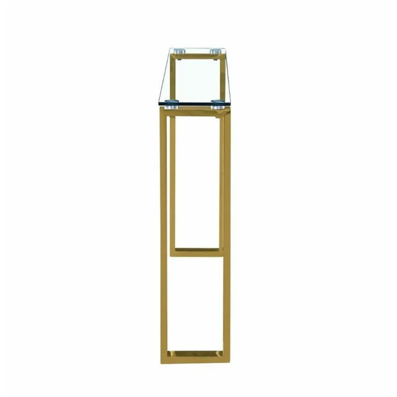 Heavenly Collection <br>Table Console en Verre en Doré