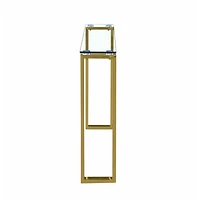 Heavenly Collection <br>Table Console en Verre en Doré