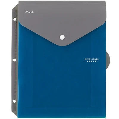 Five Star® 3 Tab Divider Envelope, Blue