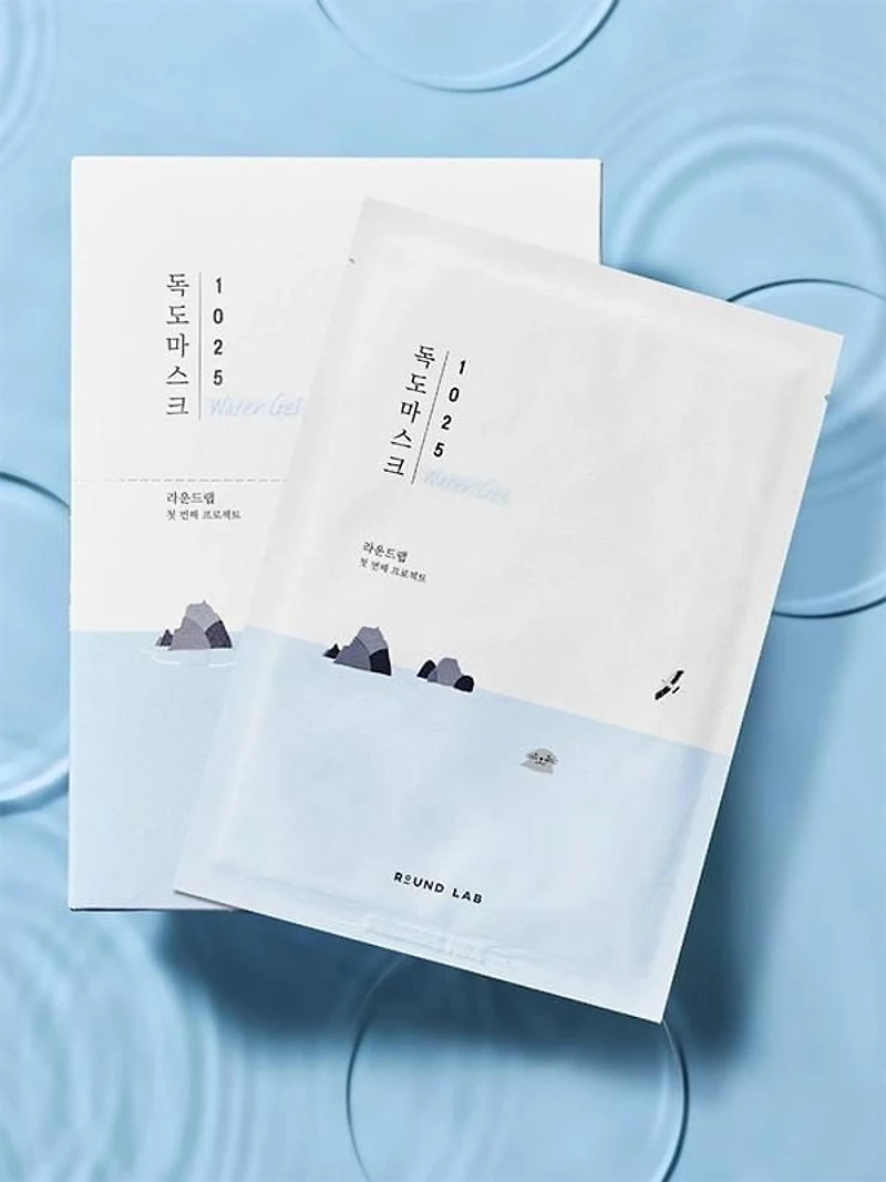 Round Lab 1025 Dokdo Water Gel Mask 30ml - 1 PC, HydraGlow: Revitalize & Hydrate Skin