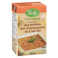 Pacific Foods Soupe Legumes Lentilles Champignons