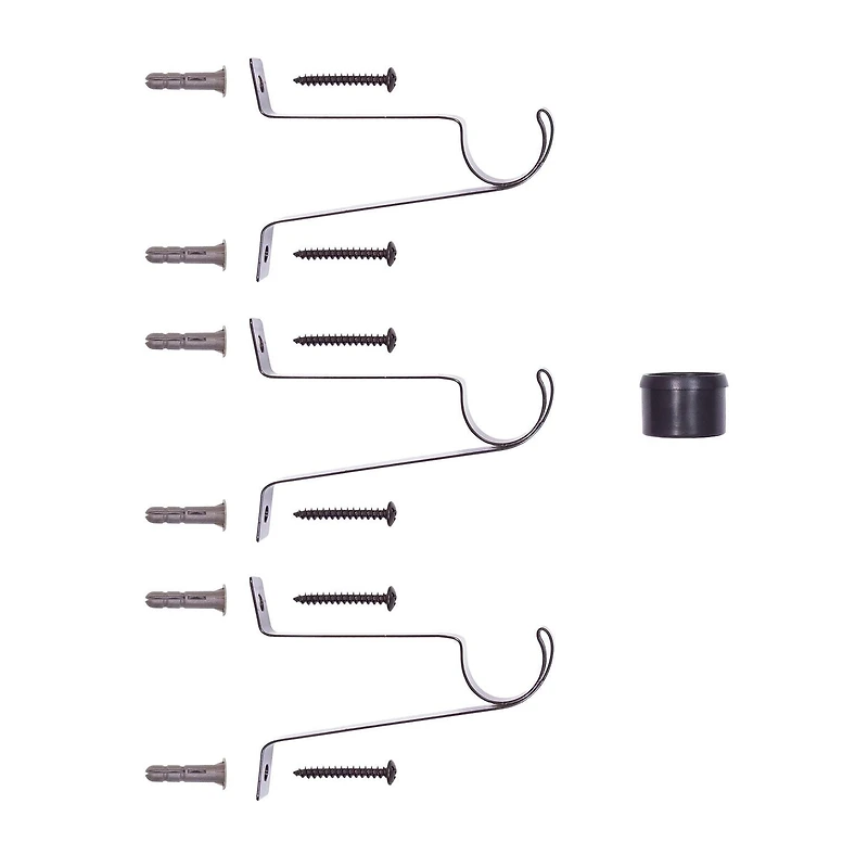 Mainstays 76,2 cm - 213,36 cm Tringle à rideau, 2,54 cm Diamètre 2,54 cm Diamètre