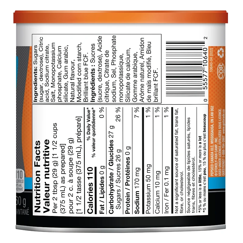 Gatorade Frost Glacier Freeze Boisson pour Sportifs Poudre 560 g 560g