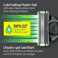 Cartouches de lames Schick Hydro pour peau ultra-sensible