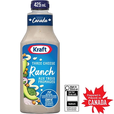 Vinaigrette Ranch Aux Trois Fromages, Bouteille