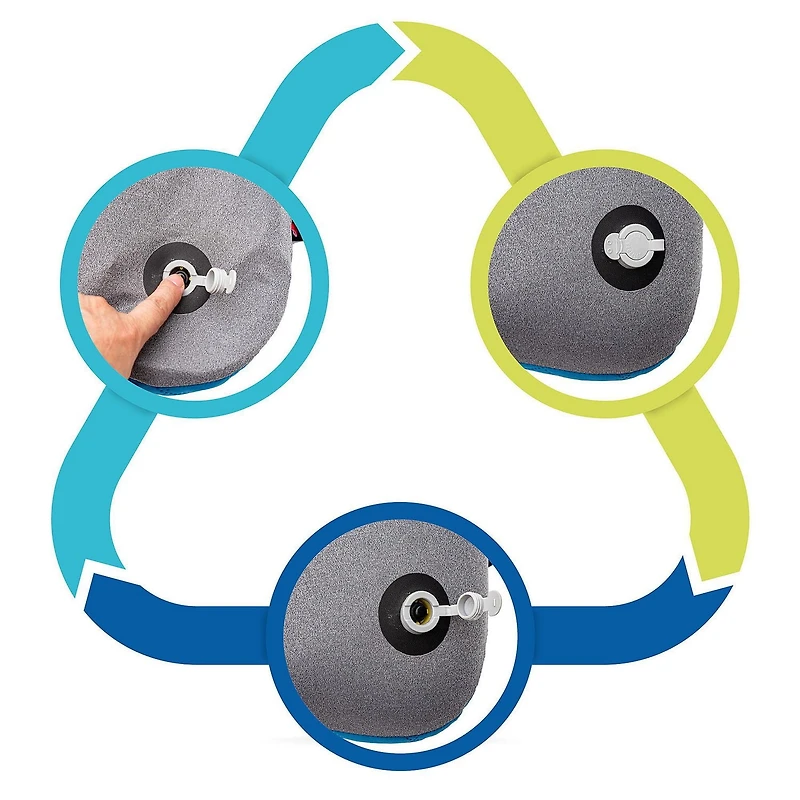 Oreiller Gonflable Ultra-léger Ozark Trail avec Housse, Pour Camping, Randonnée ou Voyage, Groupe d'âge : Adulte Oreiller de camping