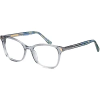 Christian Siriano Womens Prescription Eyeglasses, Gemma, Grey Crystal, 53-18-140