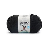 Bernat® Baby Blanket™ #6 Super Bulky Polyester Yarn, Licorice 10.5oz/300g 220 Yards