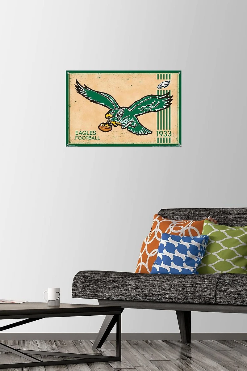 NFL Philadelphia Eagles - Retro Logo 14 Wall Poster