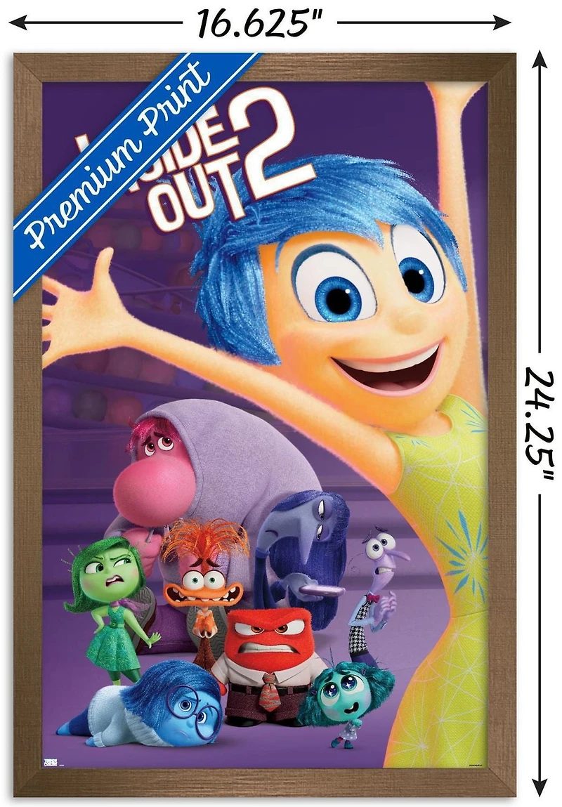 Disney Inside Out 2 - Group Wall Poster, 22.375" x 34"