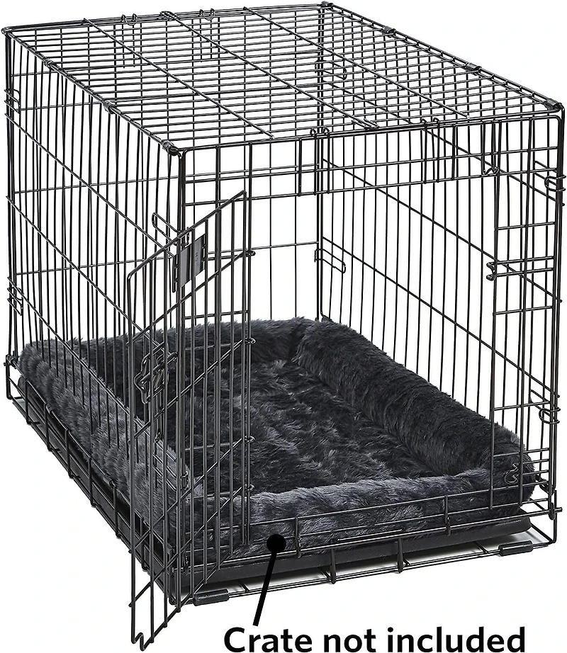 Midwest Home For Pets – Lit pour chien/chat gris avec soutien confortable
