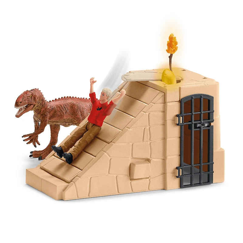 Schleich Grande Conquête du Temple perdu Dinosaur Action Figurines Mega Ensemble de Jeu
