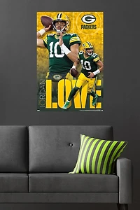 NFL Green Bay Packers - Jordan Love 24 Wall Poster, 22.375" x 34"