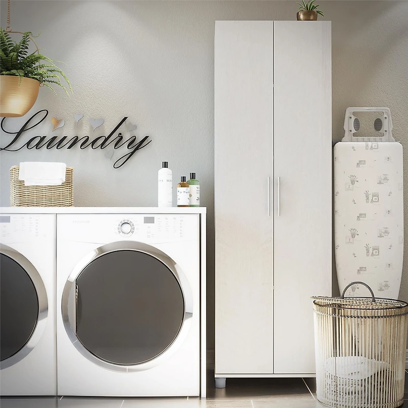 SystemBuild Camberly 24 pouces Armoire de rangement utilitaire, gris graphite