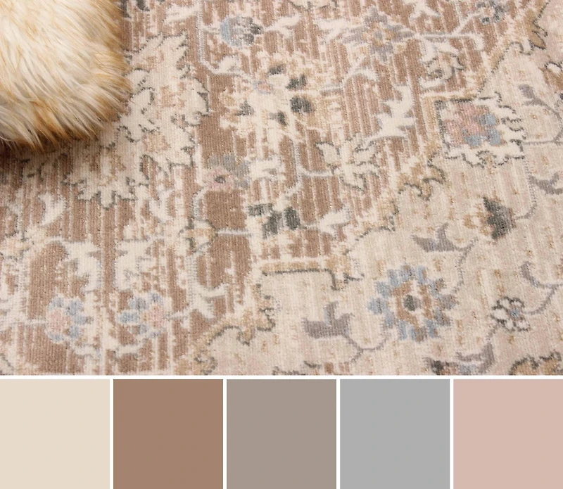ECARPET Arden Traditional Area Rug for Living Room, Bedroom, Dining Room, Entrance