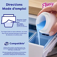 Assouplisseur de tissus concentré Fleecy, parfum Air frais, 1,36 L