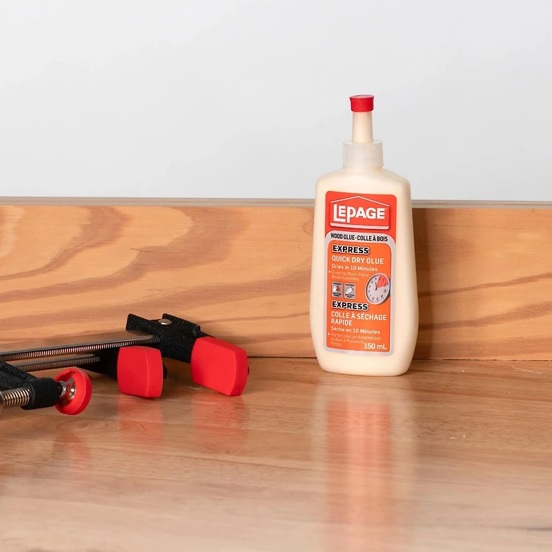 Colle à bois Express de LePage à séchage rapide 150 ml, sèche en 10 minutes