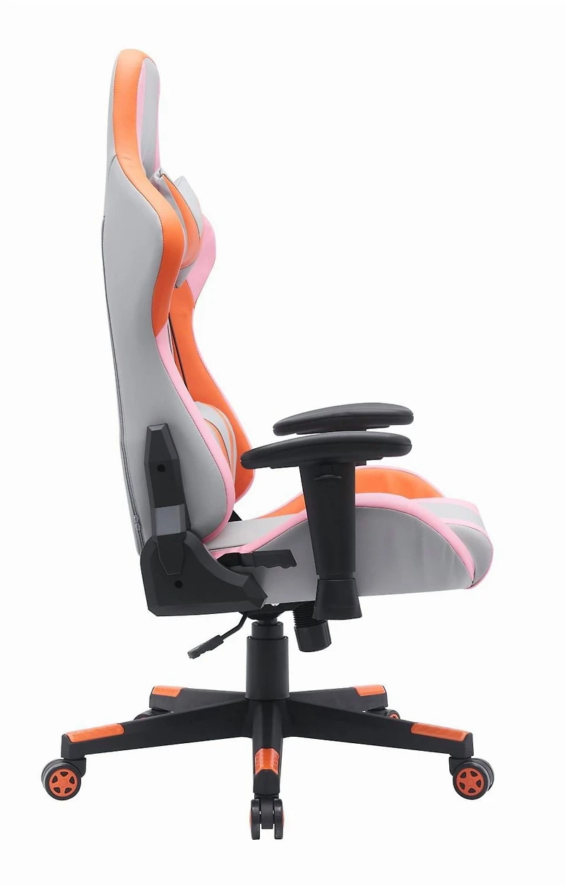 Chaise de Jeu Zoya, Gris/Orange