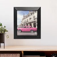 Cadre photo biseauté Hometrends 8 x 10 pouces, Noir Cadre noir biseauté 8x10