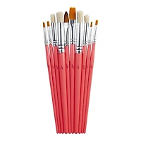Tulip Paintbrushes 10pk, Paintbrushes 10pk
