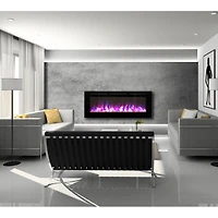Foyer électrique Paramount Smart Premium, 60 po avec LED 3 couleurs