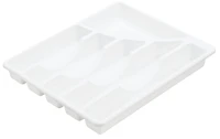 Sterilite 5 Compartment White Cutlery Tray, 1 tray
