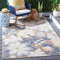 SAFAVIEH Sarasota Averill Floral Indoor/Outdoor Area Rug