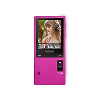 Borne Lecteur MP3 vidéo 8 Go - Rose