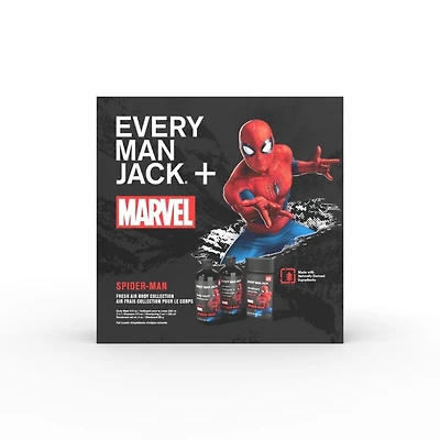 Every Man Jack Spiderman Fresh Air Body Collection