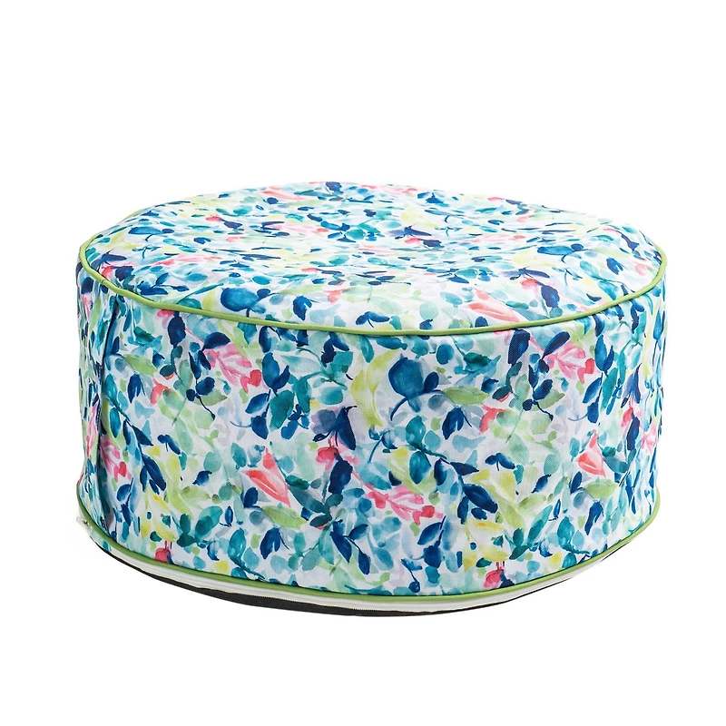 Repose-pieds gonflable - Aquarelle floral