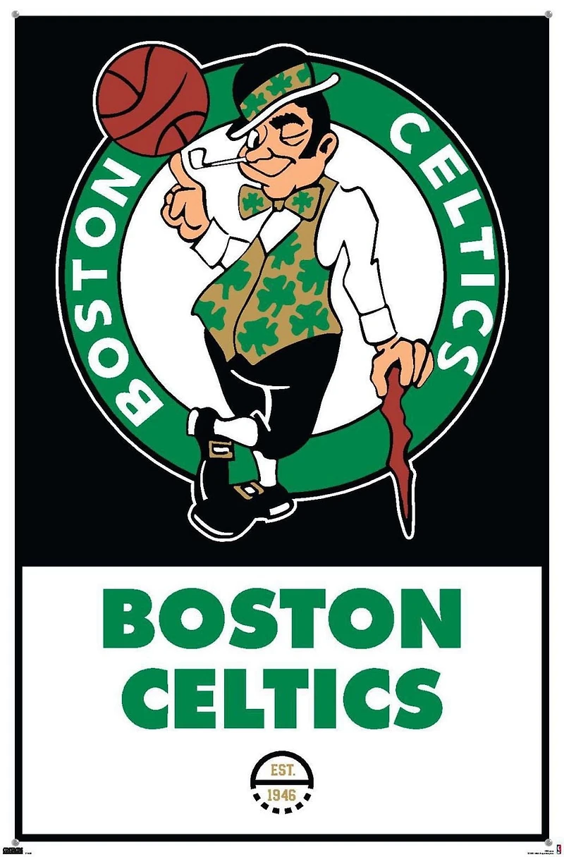 NBA Boston Celtics - Logo 21 Wall Poster, 14.725" x 22.375"