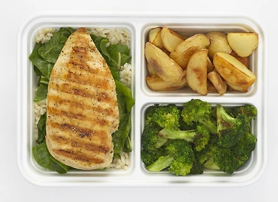 Grand contenant de préparation de repas